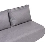 Sofa Bed 2 Seater ROROS Faux Linen Dark Grey_1038940