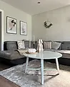 Rug GESI Light Grey 160 x 230 cm Viscose