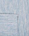 Tapis en coton bleu clair 80 x 150 cm DERINCE_480556