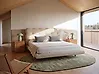 Cama Bouclé SOULISSE 160 x 200 cm Beige