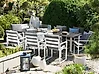 Garden Dining Set 8 Seater PANCOLE with Cushions Metal Grey