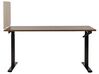 Bézs asztali térelválasztó 80 x 50 cm SPLIT_894576