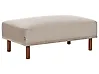 Ottoman HOLT Fabric Taupe