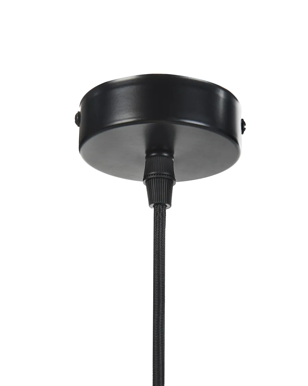 Pendant Lamp MURRELL Poplar Wood Black_967905