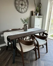 Set di 2 sedie da pranzo MAROA Legno Beige chiaro_961750