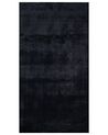 Tapis en fausse fourrure de lapin noir 80 x 150 cm MIRPUR_860262