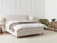 Divan Bed with Storage DAME Velvet Off-White 180 x 200 cm (EU Super King)_1004834