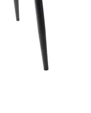 Set di 4 sedie da pranzo KALISPELL Velluto Nero_966677
