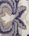 Wool Area Rug 200 x 200 cm Beige and Blue KUMRU_830906