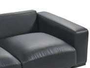 Sofa 3 Seater SOVIK Faux Leather Black_899718