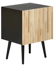 Bedside Table DALCROSS Brown/ Black_946643