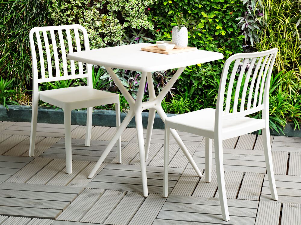 Bistro Set SERSALE White Beliani