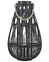 Lantern TONGA 56 cm Bamboo Black