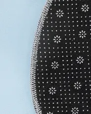Tappeto per bambini CUMULUS Azzurro 90 x 120 cm_831548