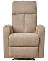 Recliner Chair with USB Port Beige SOMERO_788760