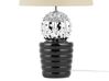Table Lamp Silver and Black VELISE_731793