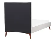 Bed Velvet BAYONNE 90 x 200 cm (EU Single) Off-White_901309