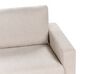 2 Seater Fabric Sofa Beige SIGGARD_920870