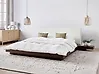 Bed ZEN 160 x 200 cm (EU King Size) Dark Ash Wood