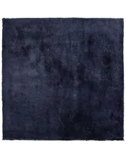 Dywan shaggy EVREN Ciemnoniebieski 200 x 200 cm_758771