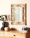 Rattan Wall Mirror 41 x 52 cm Light AMANU_894180