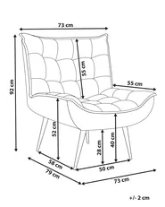 Armchair ALVESTA Boucle White_958767