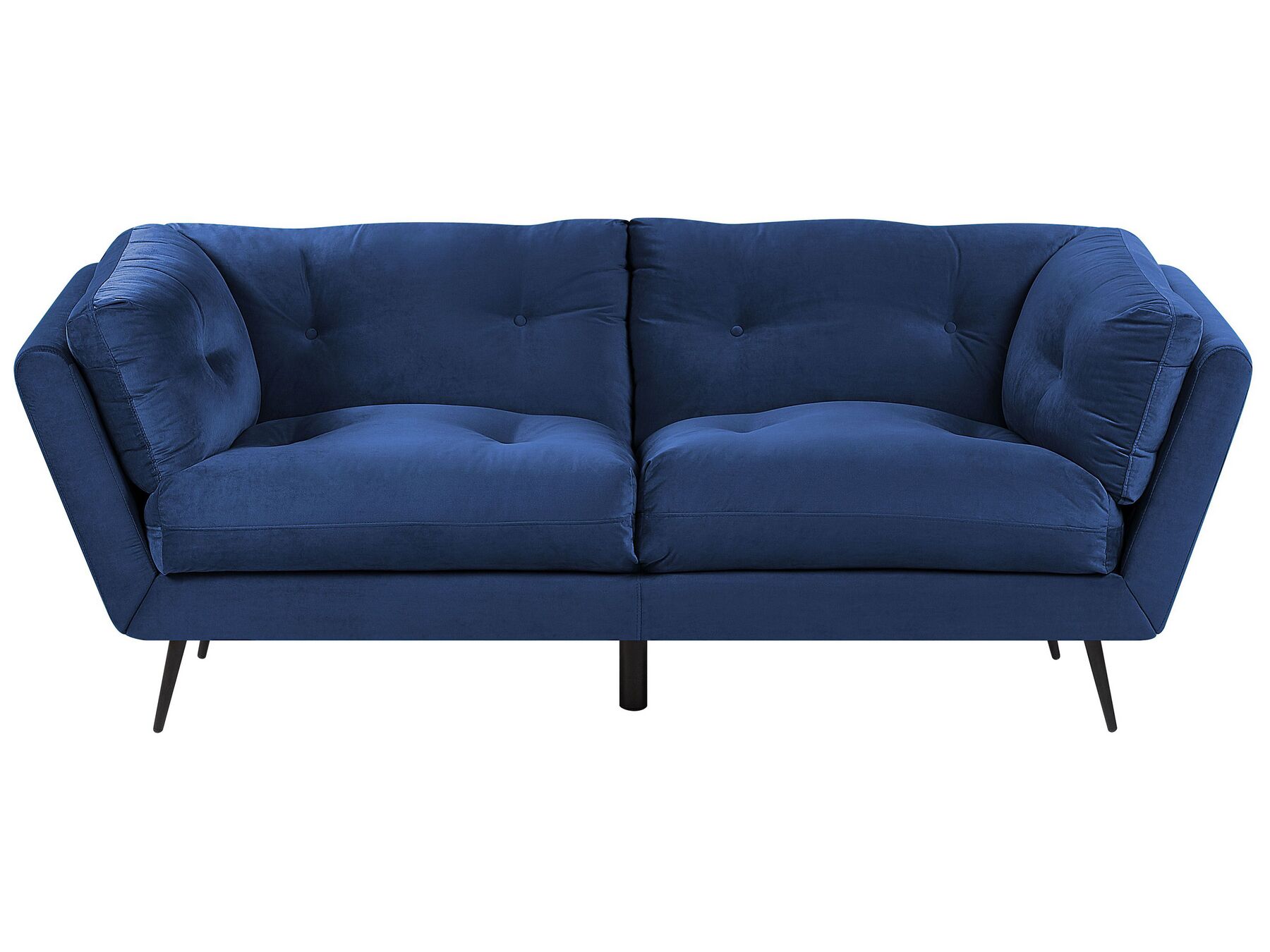 3 Seater Velvet Sofa Blue LENVIK_785001