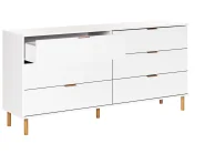 Komoda 6 szuflad WALPOLE Biały_949825