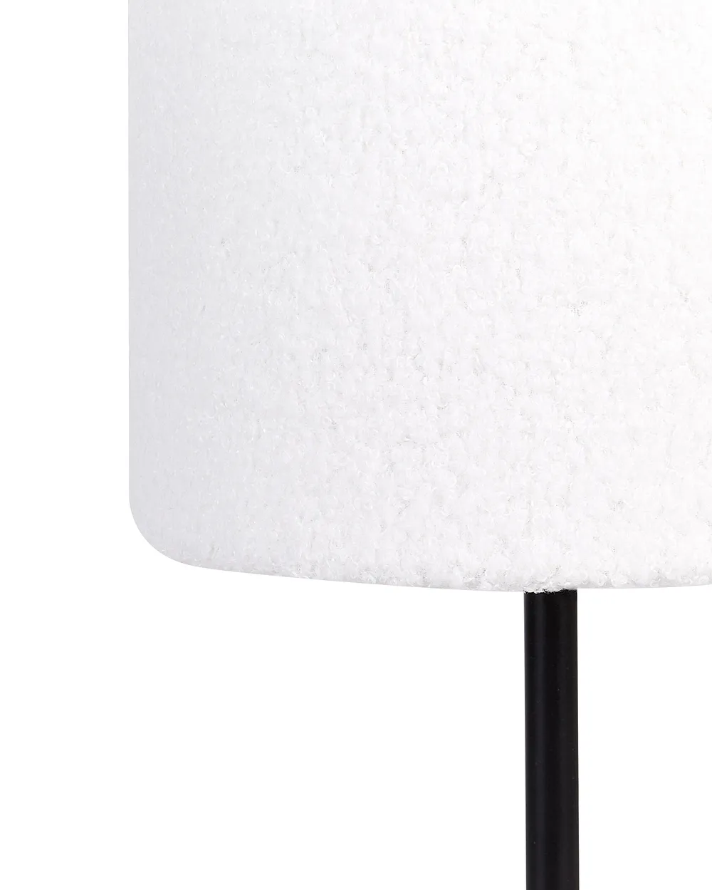 Lampada da tavolo VINAZCO Bouclé Bianco_906237