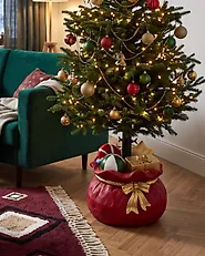 Christmas Tree Stand PUTIKKO 38 cm Gift Sack Red_1185097
