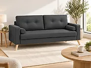 Bed Leather PARIS 180 x 200 cm (EU Super King) Gold_1178083