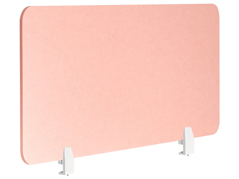 Desk Screen SPLIT 120 x 50 cm Peach Pink