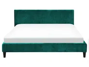 Bed Velvet FITOU 160 x 200 cm (EU King Size) Dark Green_710094