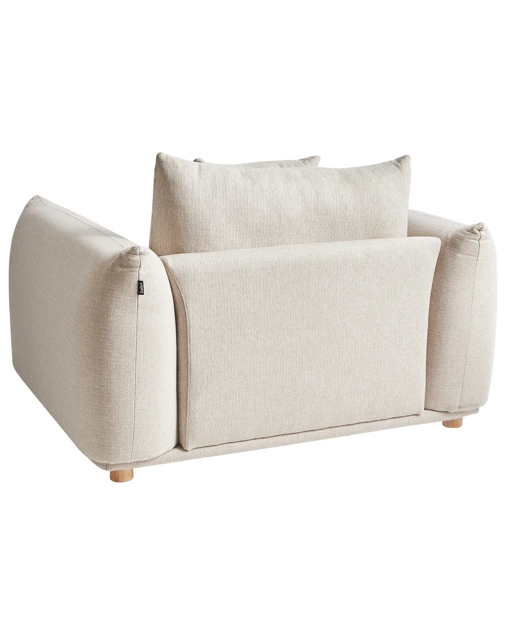Armchair LUVOS Fabric Light Beige_970200