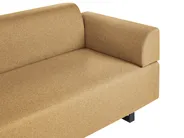 Sofa 3 Seater SOKNA with Tables Fabric Yellow_952850