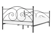 Letto Metallo DINARD 140 x 200 cm Nero_765086