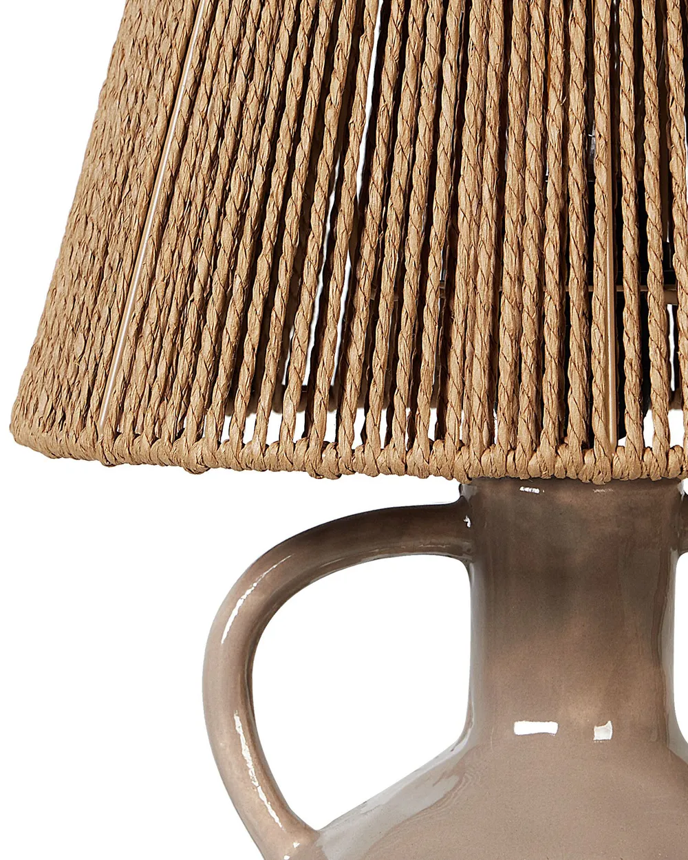 Table Lamp LARISSOS Ceramic Taupe_897324