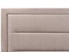 Velvet EU King Size Ottoman Bed Taupe ROUEN_843844