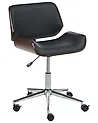 Desk Chair TOTOWA Faux Leather Black