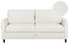 Háromszemélyes fehér kordbársony kanapé ágyneműtartóval MARE_918648