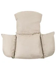 Poltrona sospesa con supporto da pavimento PALLARE Metallo Naturale_1146506