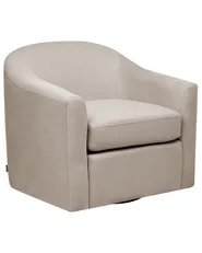 Swivel Armchair MAGNOR Fabric Taupe_966257