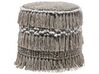 Pouf in tessuto beige 43 x 44 cm NOIDA_711439