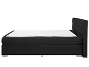 Divan Bed Fabric ADMIRAL 160 x 200 cm (EU King Size) Black_764252