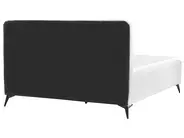 Łóżko Boucle VALOGNES 160 x 200 cm Złamana biel_930561