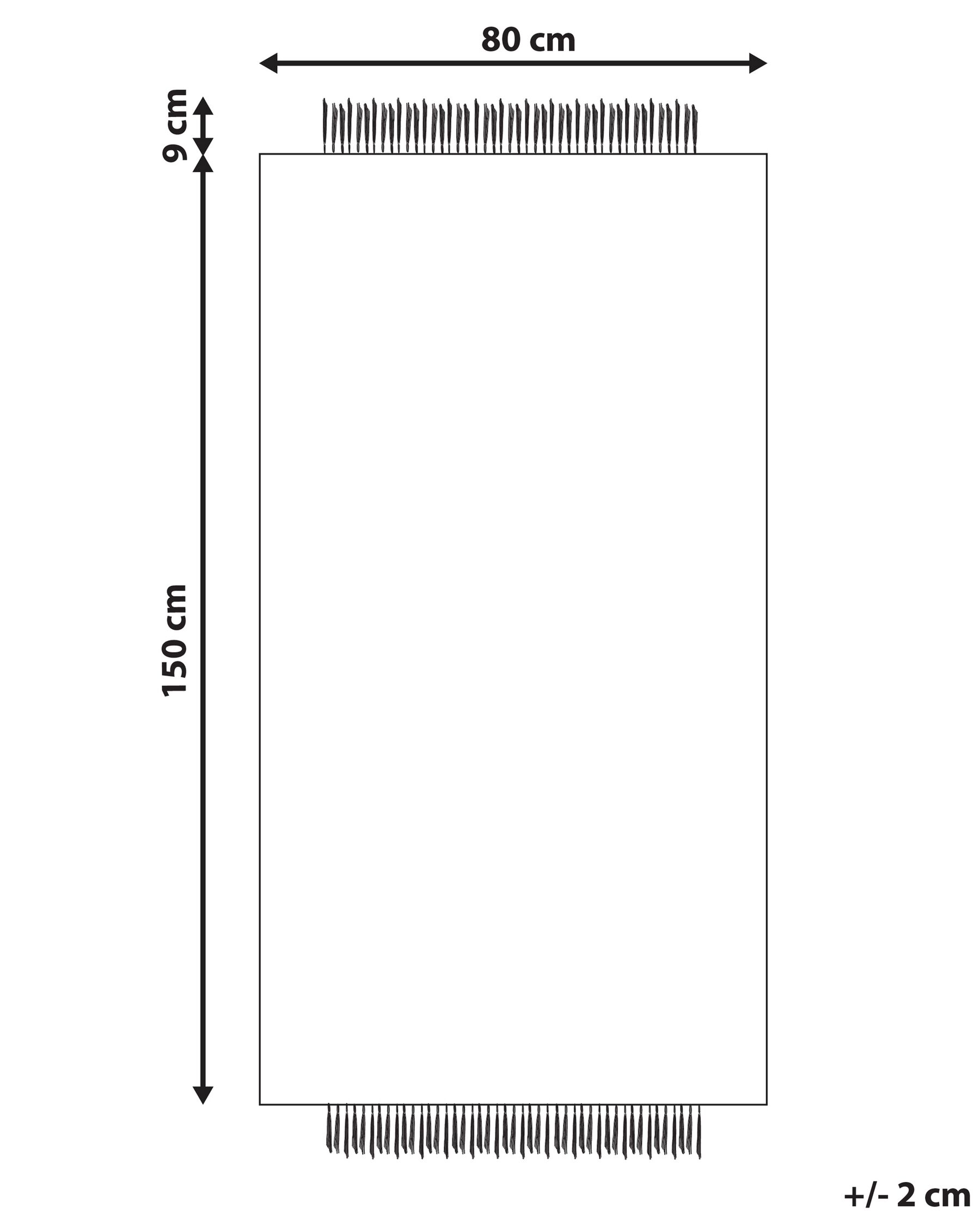 Jute Area Rug 80 x 150 cm Beige DEDEMLI_847562