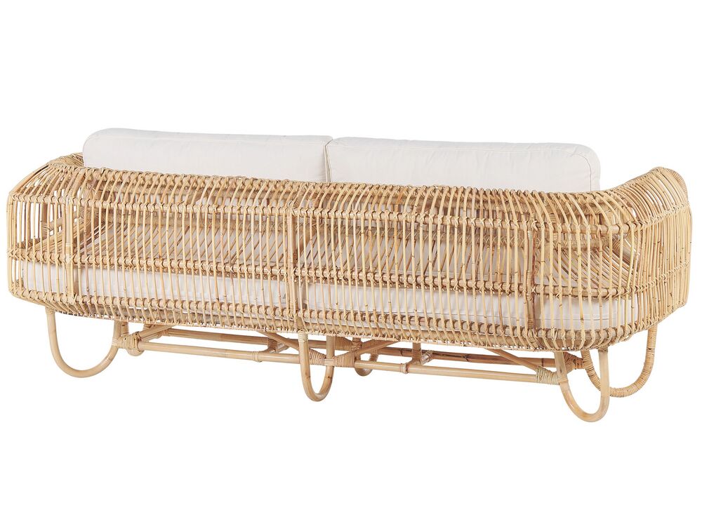 Bamboo rattan sofa discount