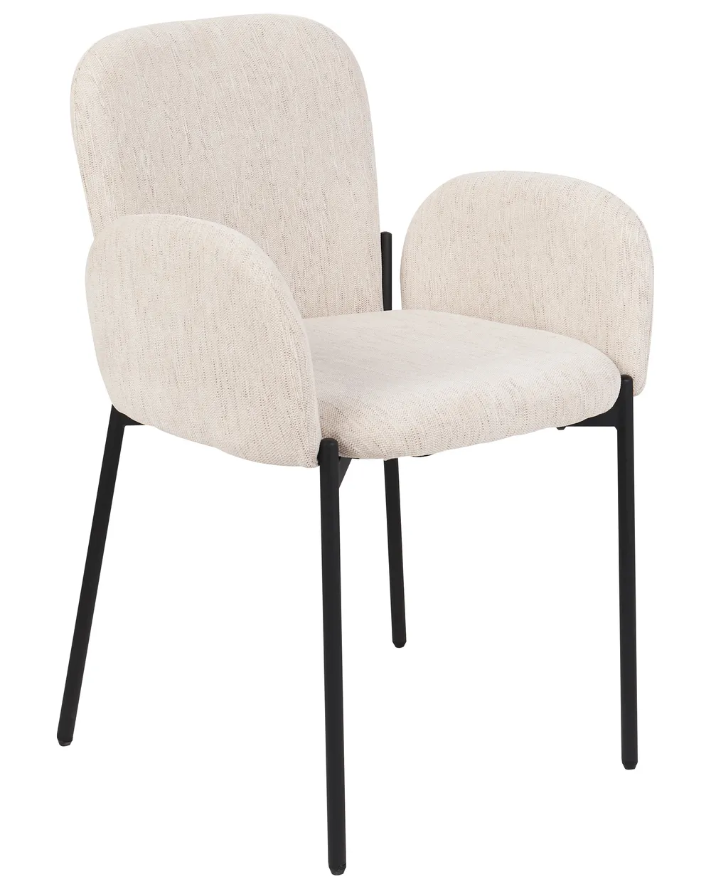 Set of 2 Dining Chairs ALBEE Beige_908160