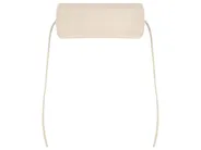 Sun Lounger with Cushion SEZZE Metal Light Beige_1131060