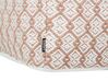 Outdoor Pouffe Beige and White SHORAN_931698